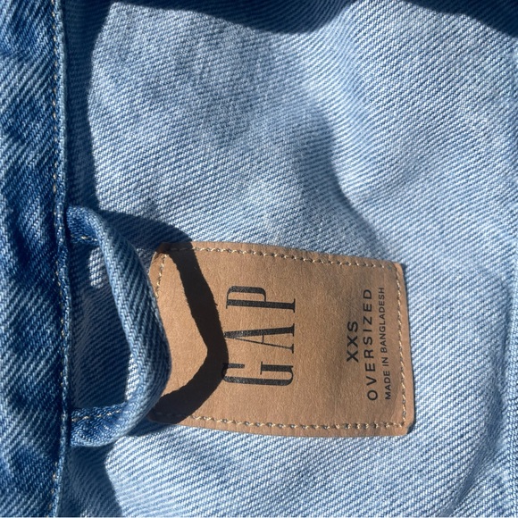 Hand embroidered denim jacket GAP XXS - Picture 4 of 5
